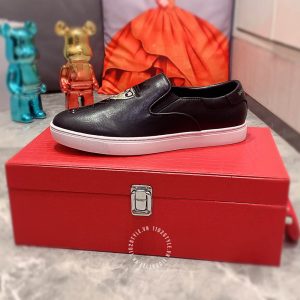 Giày slipon nam Dolce & Gabbana màu đen replica 1:1 chính hãng - Ảnh 8