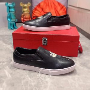 Giày slipon nam Dolce & Gabbana màu đen replica 1:1 chính hãng - Ảnh 3