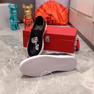 Giày slipon nam Dolce & Gabbana màu đen replica 1:1 chính hãng - Ảnh 5