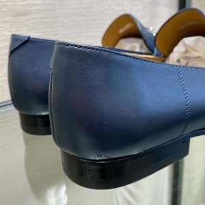Giày Loafer Hermes nam màu xanh than hàng hiệu giá ưu đãi - Hình ảnh 7