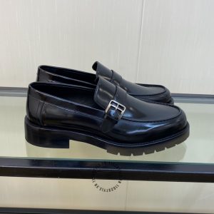 Giày Loafer Hermes nam quai ngang hàng hiệu xách tay cao cấp - Hình ảnh 4