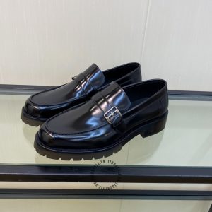 Giày Loafer Hermes nam quai ngang hàng hiệu xách tay cao cấp - Hình ảnh 2