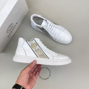 Sneaker Boot Versace nam màu trắng replica 1:1 cao cấp - Ảnh 3