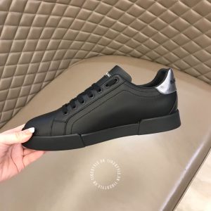 Giày sneaker Dolce & Gabbana nam màu đen da lì cao cấp - Ảnh 6
