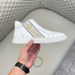 Sneaker Boot Versace nam màu trắng replica 1:1 cao cấp - Ảnh 5
