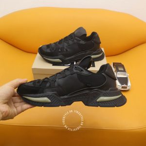Giày sneaker Dolce & Gabbana màu đen buộc dây hàng hiệu - Ảnh 2