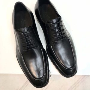 Giày nam hàng hiệu Hermes màu đen super fake loại 1 - Hình ảnh 4