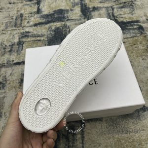 Giày nam Versace sneaker màu trắng họa tiết cao cấp - Ảnh 9