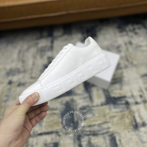 Giày nam Versace sneaker màu trắng họa tiết cao cấp - Ảnh 6