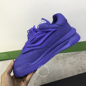 Giày sneaker Versace nam da xịn màu xanh cao cấp - Ảnh 6
