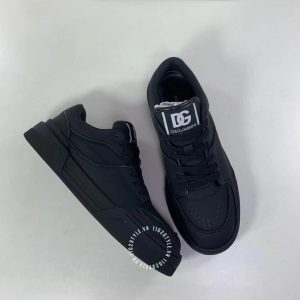 Giày thể thao Dolce & Gabbana màu đen logo trắng cao cấp - Ảnh 9