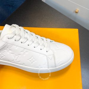 Giày nam Louis Vuitton sneaker màu trắng họa tiết cao cấp - Ảnh 7