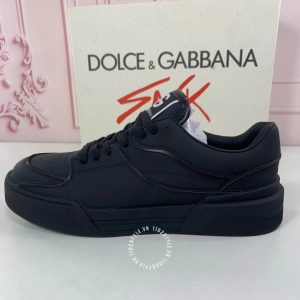 Giày thể thao Dolce & Gabbana màu đen logo trắng cao cấp - Ảnh 6