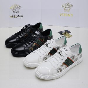 Giày nam thể thao Versace màu trắng họa tiết fake 1:1 - Ảnh 9