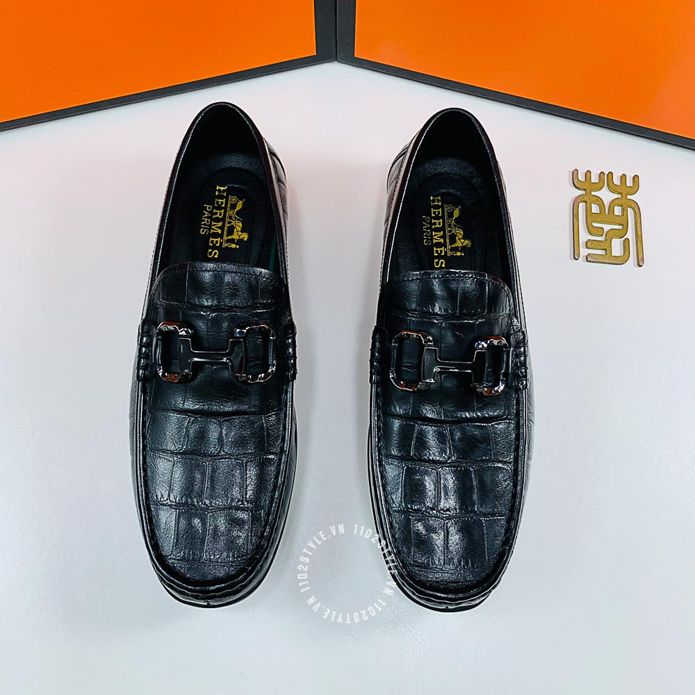 Giới thiệu về đôi giày lười Hermes Super Fake