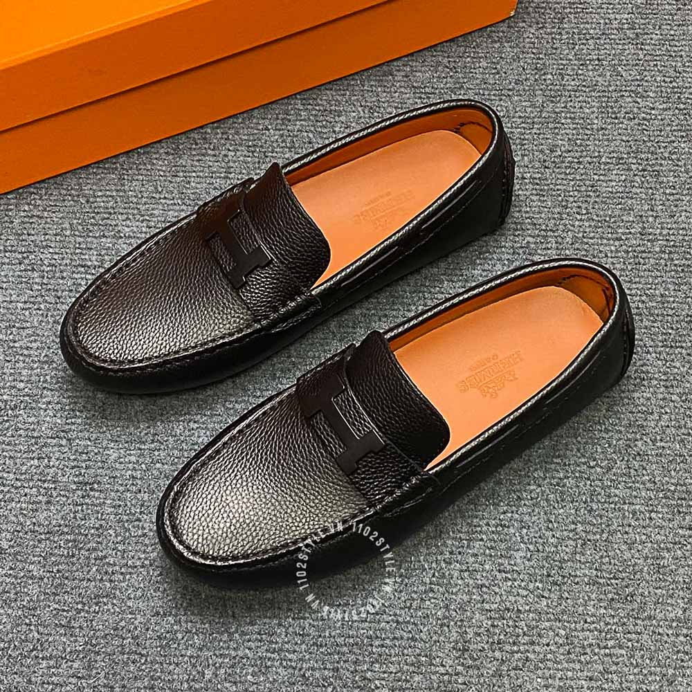 Đôi nét về đôi giày Hermes màu đen siêu cấp