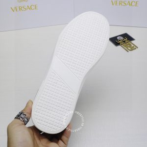 Giày nam thể thao Versace màu trắng họa tiết fake 1:1 - Ảnh 8