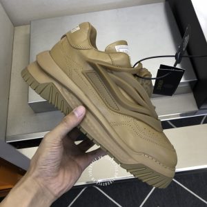 Giày nam Versace sneaker màu nâu cao cấp hàng hiệu - Ảnh 5
