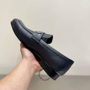 Giày Hermes nam hàng hiệu xách tay màu xanh than replica 1:1 - Hình ảnh 8
