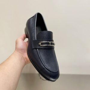 Giày Hermes nam hàng hiệu xách tay màu xanh than replica 1:1 - Hình ảnh 7