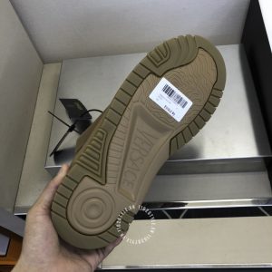Giày nam Versace sneaker màu nâu cao cấp hàng hiệu - Ảnh 8