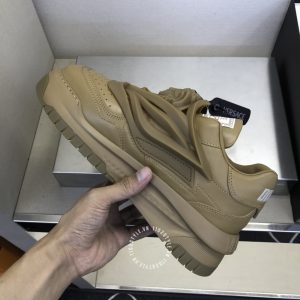 Giày nam Versace sneaker màu nâu cao cấp hàng hiệu - Ảnh 7
