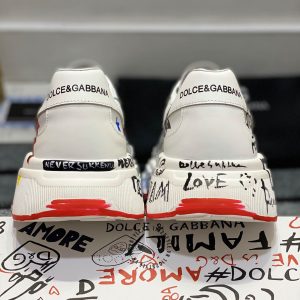 Sneaker Dolce & Gabbana màu trắng hoạ tiết nhiều màu hàng hiệu - Ảnh 9