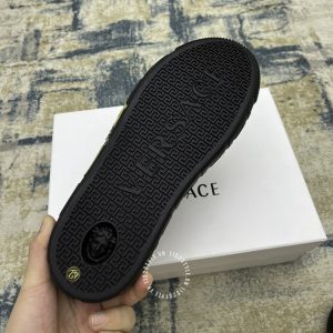 Giày nam Versace thể thao màu đen cao cấp hàng hiệu - Ảnh 9
