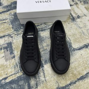 Giày nam Versace thể thao màu đen cao cấp hàng hiệu - Ảnh 2