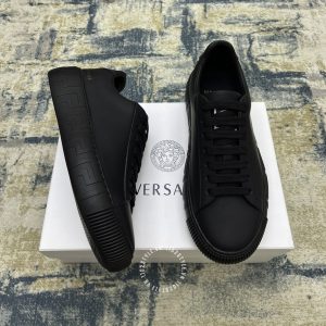 Giày nam Versace thể thao màu đen cao cấp hàng hiệu - Ảnh 3