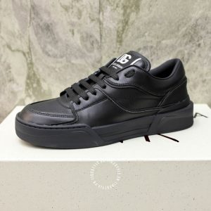 Giày nam Dolce & Gabbana màu đen logo trắng hàng hiệu cao cấp - Ảnh 4