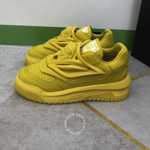 Giày nam Versace sneaker màu vàng hàng hiệu cao cấp - Ảnh 3