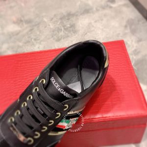 Giày nam Dolce & Gabbana màu đen kẻ sọc phối màu hàng hiệu - Ảnh 7
