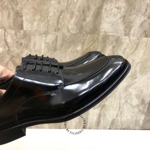 Giày nam hàng hiệu xách tay màu đen da bóng replica 1:1 - Hình ảnh 7