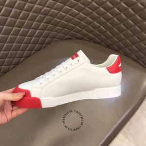 Sneaker Dolce & Gabbana unisex trắng phối đỏ hàng hiệu xách tay - Ảnh 6