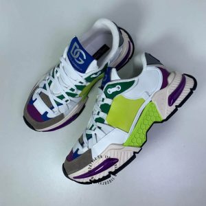 Sneaker Dolce & Gabbana phối màu da thật hàng hiệu xách tay - Ảnh 6