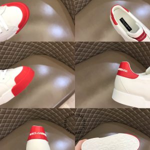 Sneaker Dolce & Gabbana unisex trắng phối đỏ hàng hiệu xách tay - Ảnh 9