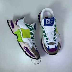 Sneaker Dolce & Gabbana phối màu da thật hàng hiệu xách tay - Ảnh 2