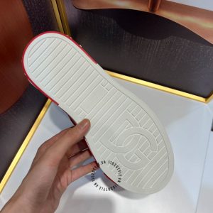 Giày nam Dolce & Gabbana đỏ logo nổi trắng hàng hiệu xách tay - Hình ảnh 9