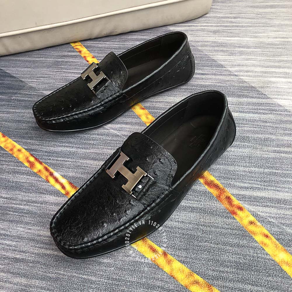 Chất liệu da của đôi giày Hermes