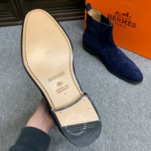 Boot Hermes nam da lộn màu xanh phiên bản nổi bật - Mua ngay - Hình ảnh 8