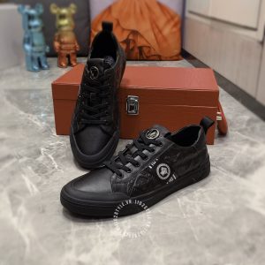 Giày nam Versace thể thao màu đen hàng hiệu cao cấp - Ảnh 3