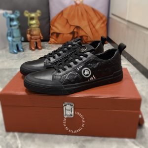 Giày nam Versace thể thao màu đen hàng hiệu cao cấp - Ảnh 4