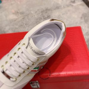 Giày Dolce & Gabbana màu tím pastel phối da lộn hàng hiệu - Ảnh 4