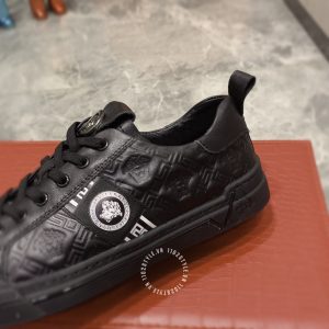 Giày nam Versace thể thao màu đen hàng hiệu cao cấp - Ảnh 8