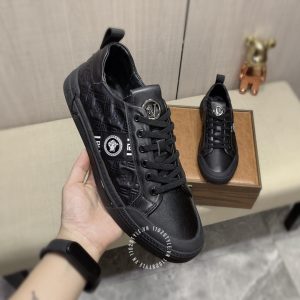 Giày nam Versace thể thao màu đen hàng hiệu cao cấp - Ảnh 5