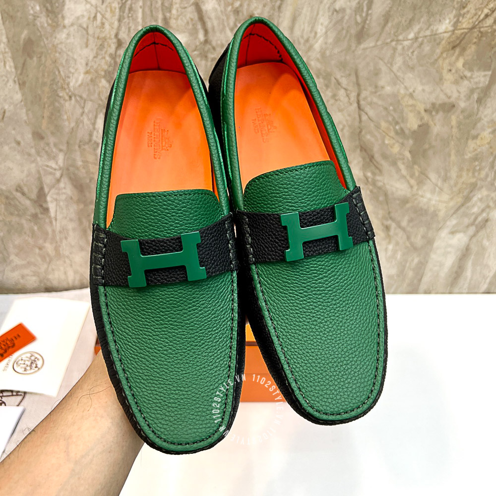 Chất liệu da của đôi giày Hermes