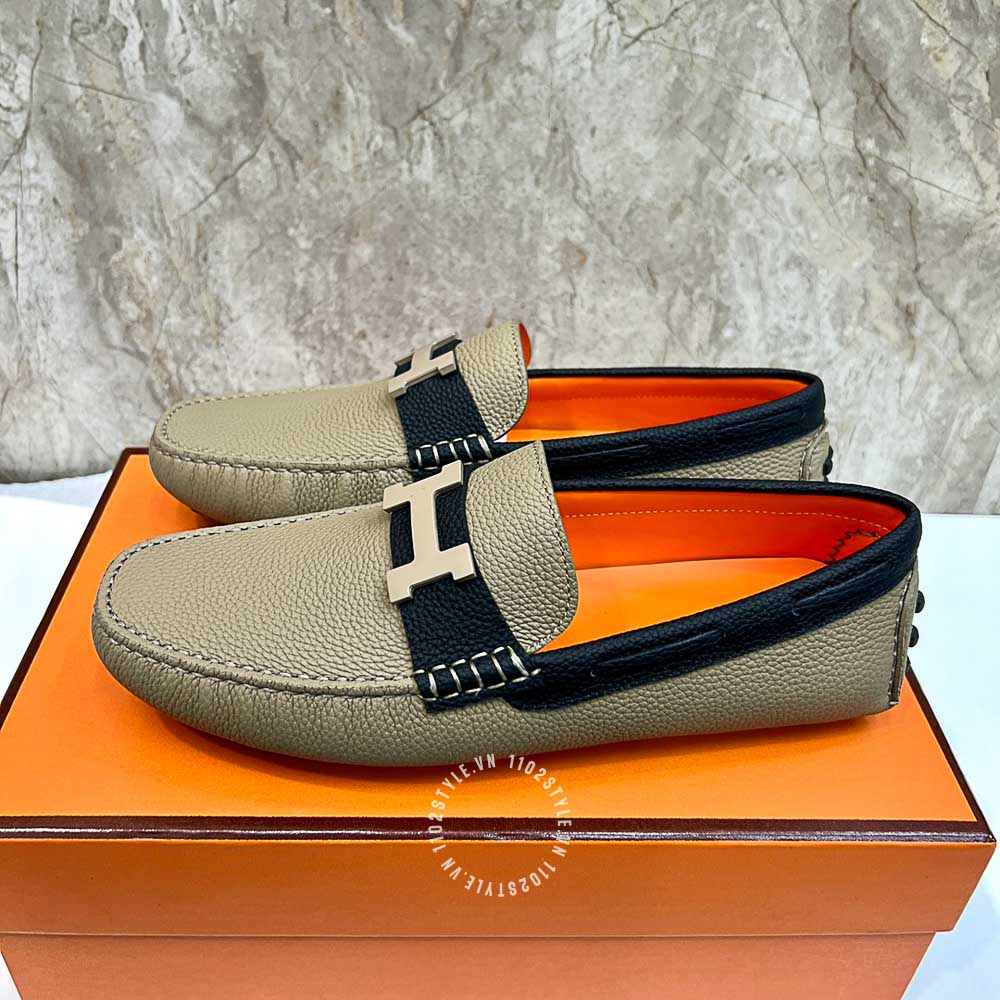 Chất liệu da của đôi giày Hermes