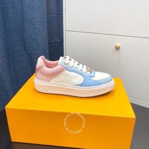 Giày sneaker Louis Vuitton nữ phối màu super fake 1:1 - Hình ảnh 5