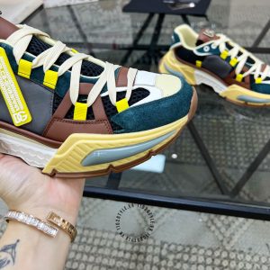 Giày nam Dolce & Gabbana phối màu nổi bật super fake 1:1 - Ảnh 3